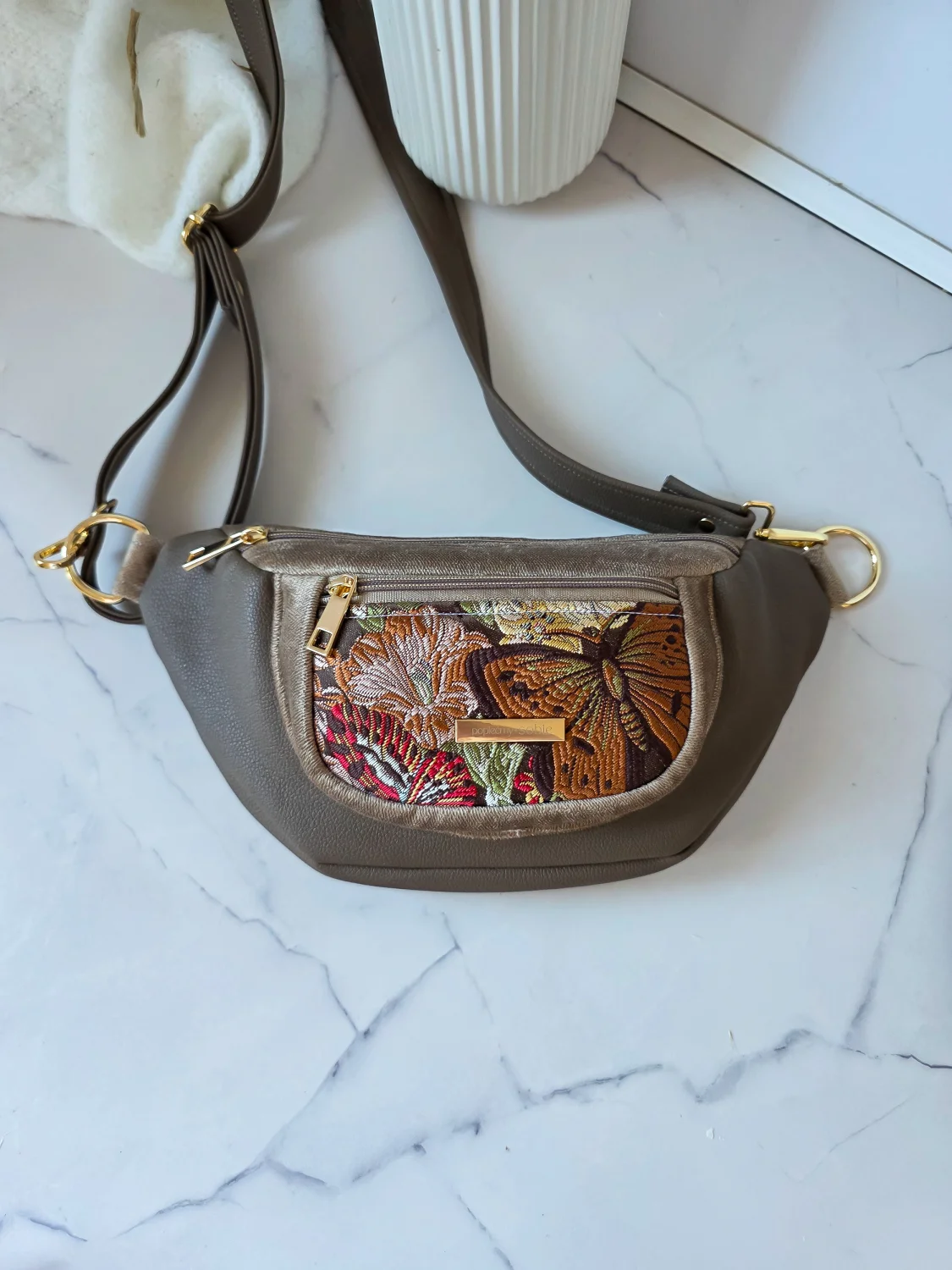 Nerka Pola Żakardowy Motylek