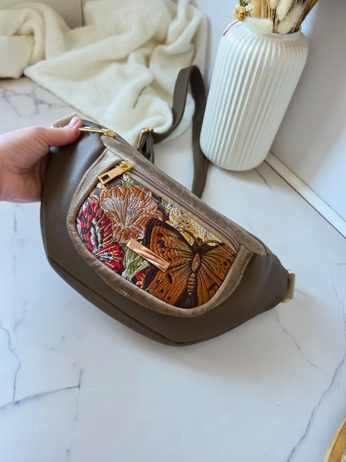 Nerka Pola Żakardowy Motylek