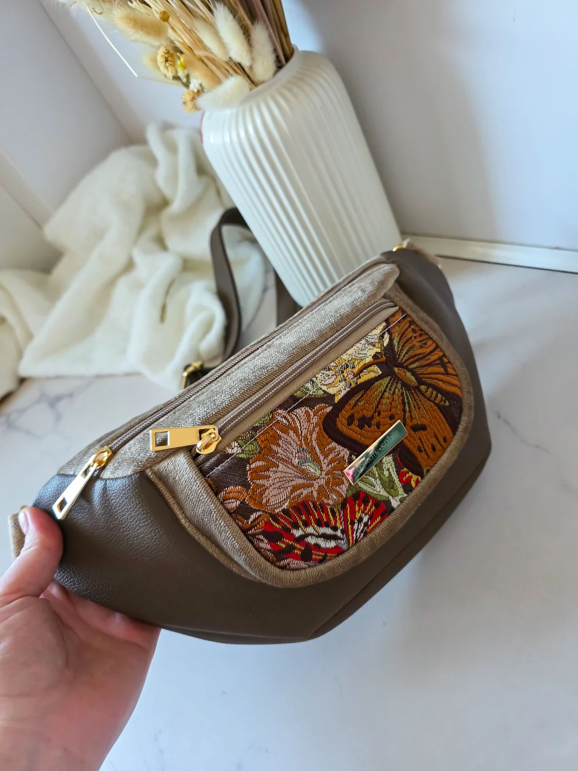 Nerka Pola Żakardowy Motylek